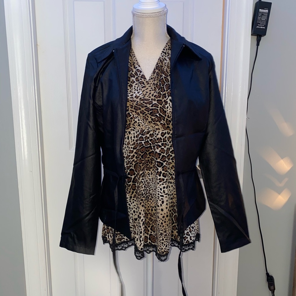 Cheetah print women’s blouse